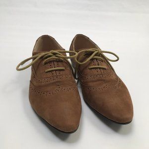 ALL BLACK Leather Suede Oxfords